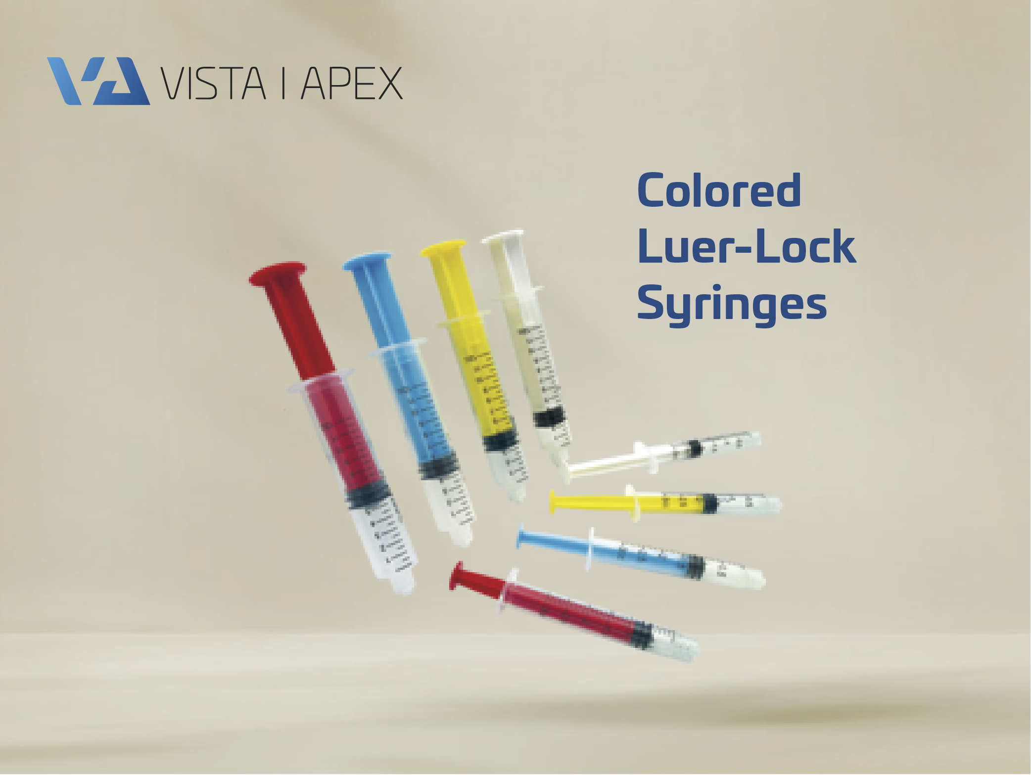 Colored Luer-Lock Syringes